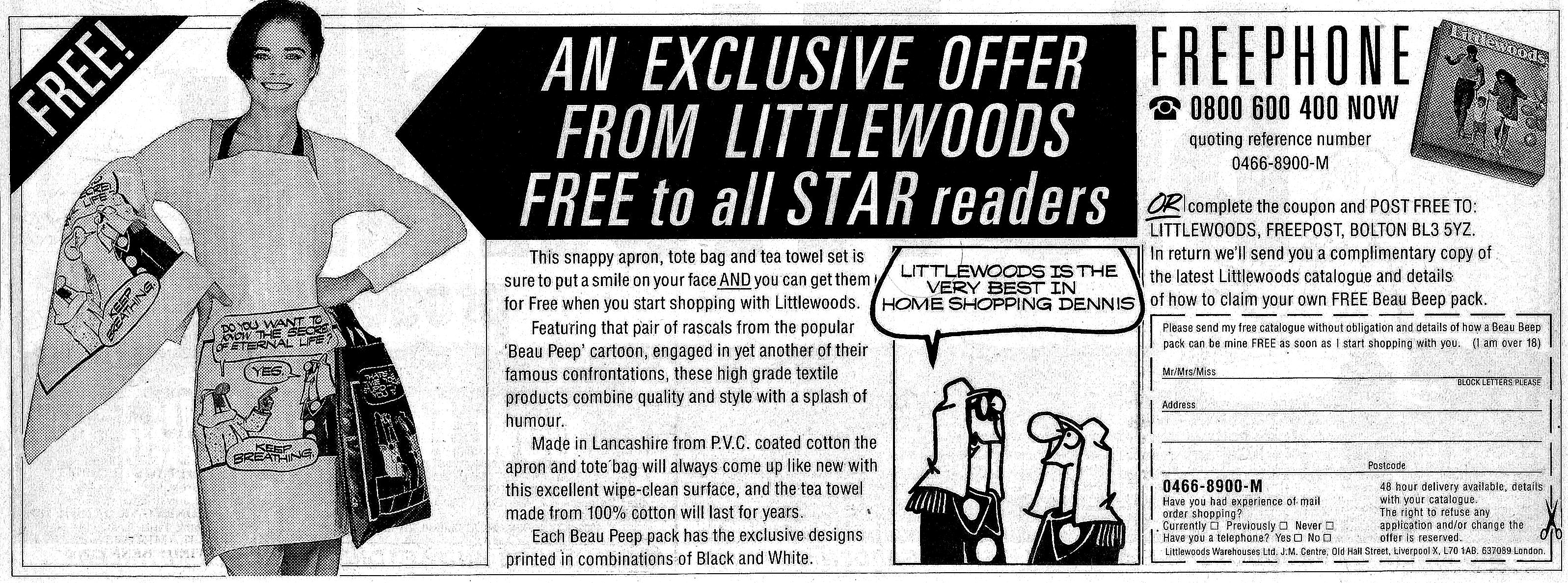littlewoods ad