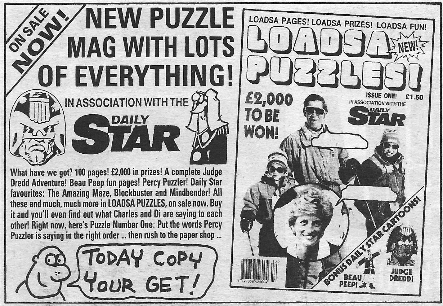 Puzzle mag ad